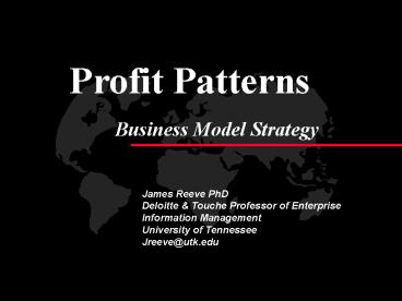 Contents of this Template