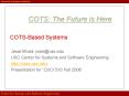 COTSBased Systems PowerPoint PPT Presentation
