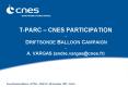TPARC CNES PARTICIPATION DRIFTSONDE BALLOON CAMPAIGN A' VARGAS andre'vargascnes'fr PowerPoint PPT Presentation