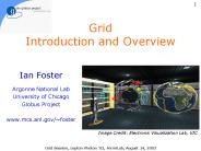 Grid Introduction and Overview