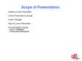 Scope of Presentation PowerPoint PPT Presentation