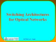 Switching Architectures for Optical Networks