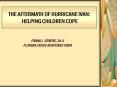THE AFTERMATH OF HURRICANE IVAN:  HELPING CHILDREN COPE PowerPoint PPT Presentation
