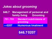 Jokes about grooming