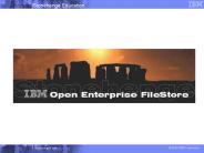 IBM blue-and-white template with image