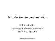 Introduction to co-simulation