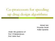 Co-processors for speeding up drug design algorithms