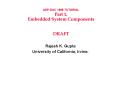 ASPDAC 1998 TUTORIAL Part 1' Embedded System Components DRAFT PowerPoint PPT Presentation