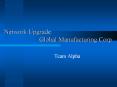 Network Upgrade: Global Manufacturing Corp PowerPoint PPT Presentation