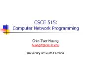 CSCE 515: Computer Network Programming