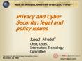 High Technology Cooperation Group: Data Privacy PowerPoint PPT Presentation