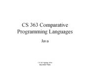 CS 363 Spring 2004