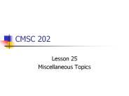 CMSC 202