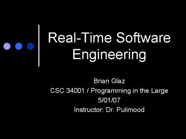 RealTime Software Engineering