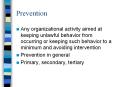 Prevention PowerPoint PPT Presentation