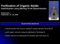 Purification of Organic Solids PowerPoint PPT Presentation