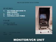 MONITOR/VCR UNIT