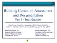 Building Condition Assessment and Documentation Part I Introduction PowerPoint PPT Presentation