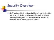 Security Overview