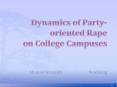 Dynamics of Party-oriented Rape on College Campuses PowerPoint PPT Presentation