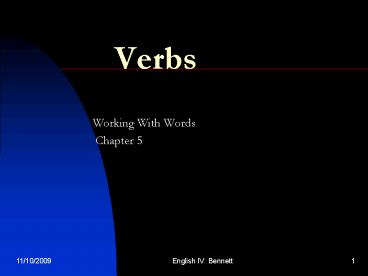 Verbs