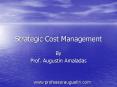 Strategic Cost Management PowerPoint PPT Presentation