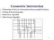 Geometric Intersection
