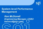 System-level Performance Management