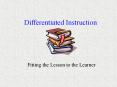 Differentiated%20Instruction PowerPoint PPT Presentation