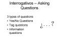Interrogativos Asking Questions PowerPoint PPT Presentation