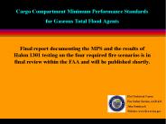 Cargo Compartment Minimum Performance Standards