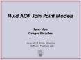 Fluid AOP Join Point Models PowerPoint PPT Presentation