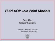 Fluid AOP Join Point Models