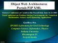 Object Web Architectures Portals P2P XML PowerPoint PPT Presentation