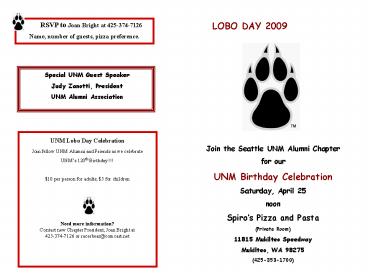 Join the Seattle UNM Alumni Chapter