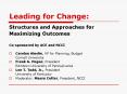 Leading for Change: PowerPoint PPT Presentation