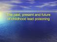 The past, present and future of childhood lead poisoning PowerPoint PPT Presentation