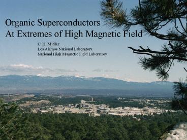 Organic Superconductors