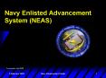 Navy Enlisted Advancement System NEAS PowerPoint PPT Presentation