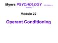 Myers PSYCHOLOGY 8th Edition in Modules PowerPoint PPT Presentation