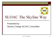 Skyline College SLOAC Committee