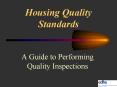 Housing Quality Standards PowerPoint PPT Presentation