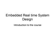 Embedded Real time System Design