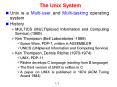 The Unix System PowerPoint PPT Presentation