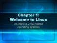 Chapter 1: Welcome to Linux PowerPoint PPT Presentation
