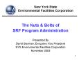 New York State                    Environmental Facilities Corporation PowerPoint PPT Presentation