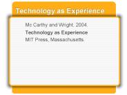 Technology as Experience