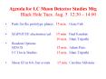 Agenda for LC Muon Detector Studies Mtg  Black Hole Tues. Aug. 5 12:30  PowerPoint PPT Presentation