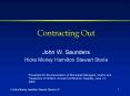 Contracting Out PowerPoint PPT Presentation