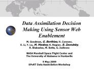 Data Assimilation Decision Making Using Sensor Web Enablement